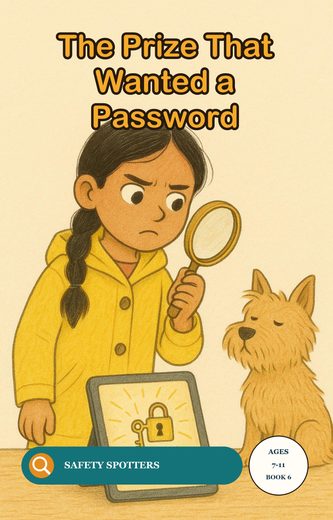 Cover of The Prize That Wanted a Password, a Safety Spotters book by Sotiris Spyrou
